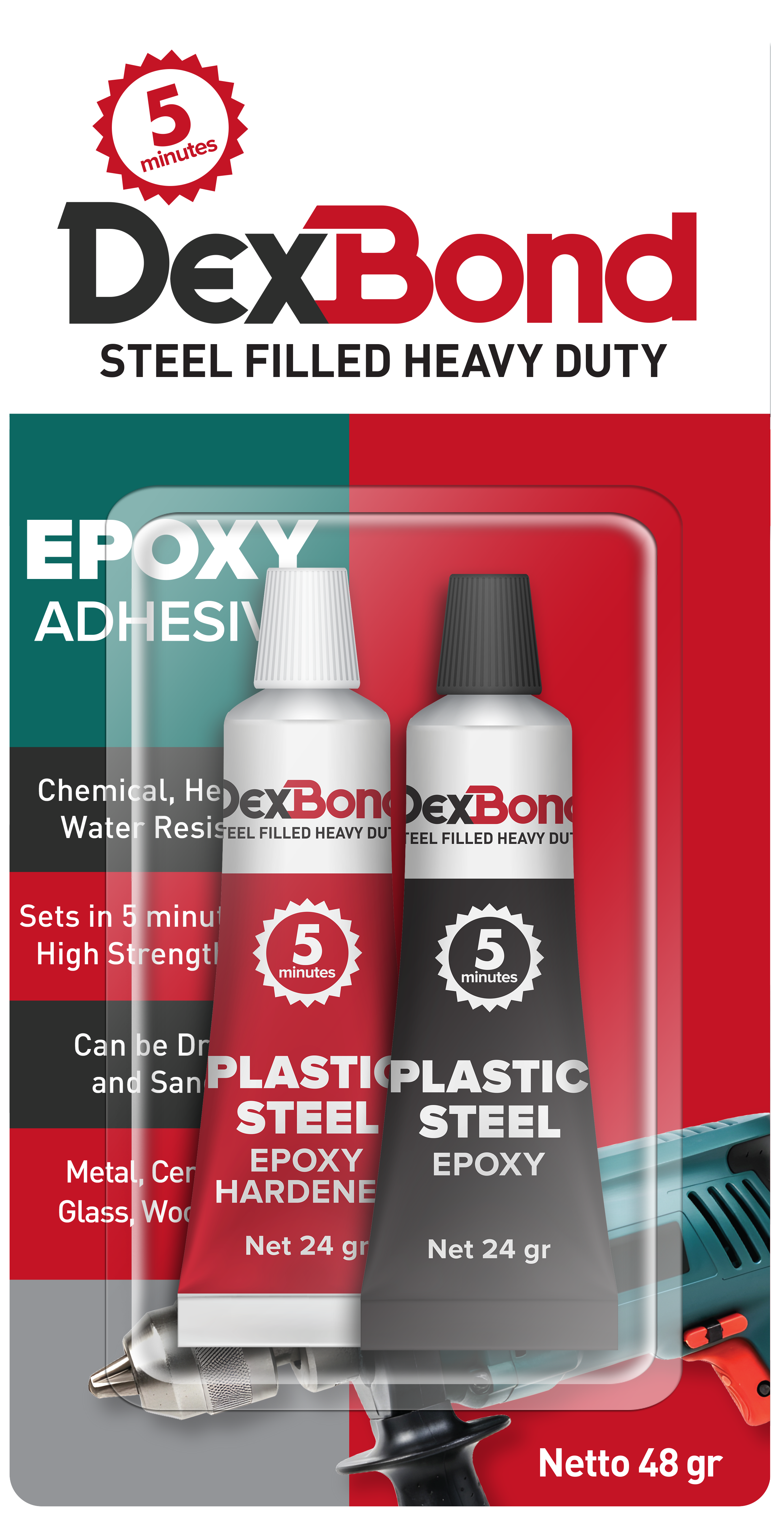 Dexbond Epoxy Steel 5 Menit